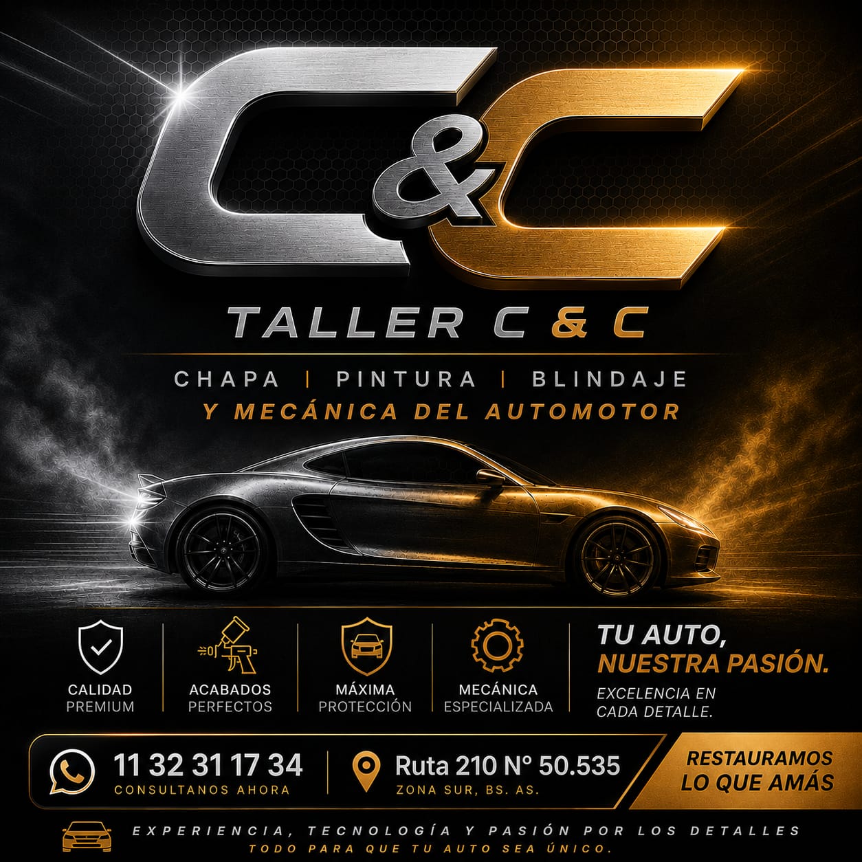 Identidad visual del Taller C&C